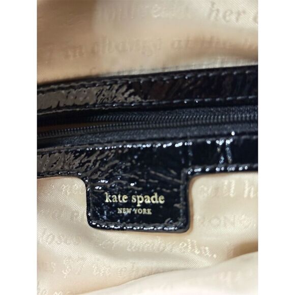 Kate Spade Women's Black Tote Handbag with Tan Spots - Picture 8 of 11